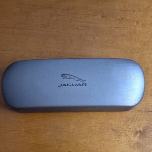 Jaguar Silver Eyeglass Case